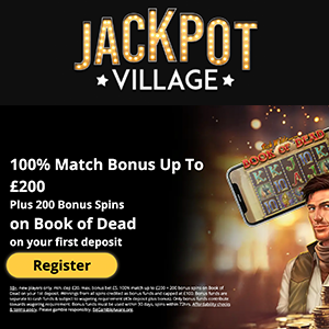 jackpot village casino bonus