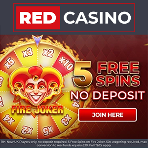 red casino no deposit bonus uk